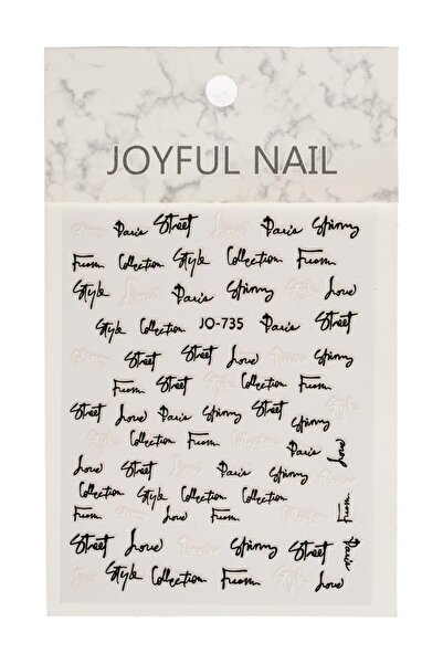 MOZIUR Tırnak Sticker Süs (KENDİNDEN YAPIŞKANLI) - 735