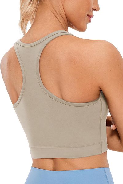 GHASSY CO. Ghassy Co. Women's Racerback Running Yoga Exercise Fitness Sports Bra CRS004
