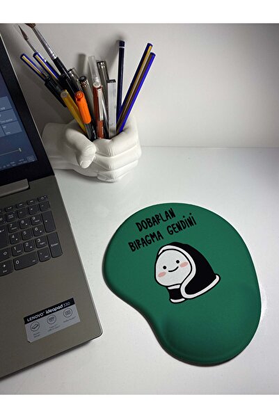 rakkun shop لوحة ماوس دوبارلان بيراغما جينديني مطبوعة مع دعم للمعصم