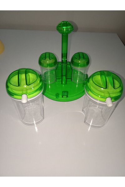 HANK TİCARET Baharatlık Seti Sirke Limon Suyu Tuzluk Karabiberlik Tuzluk Bir ...