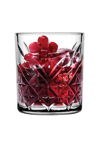 Paşabahçe V-Block Antimicrobial Coated 52810 Timeless 4-Piece Cup - Soft Drink Cup
