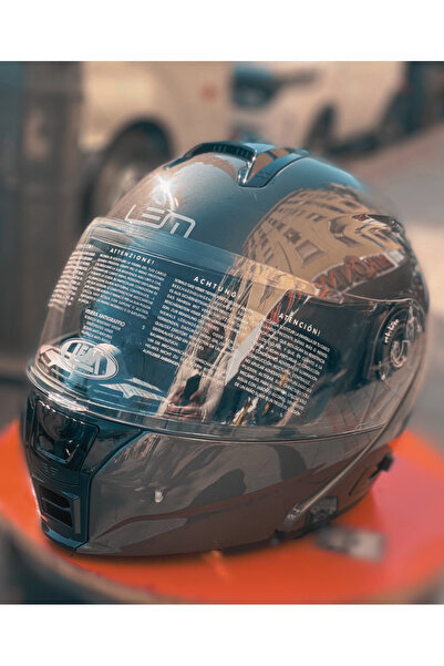 Lem Open 140 Çene Açılır Kask Nardo Gri