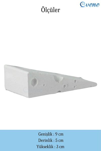 Evene White Decorative Door Stopper - 2 Pieces Model 6, Stopper Door Holder