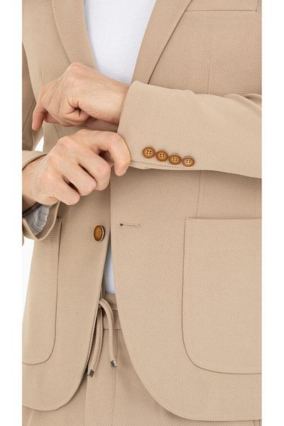 Luisero LYCRALI BEIGE SUMMER SUIT DRESS