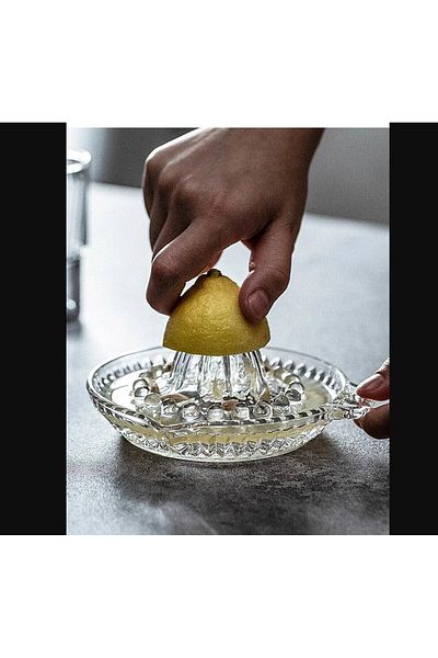 esdekor Design Glass Lemon Squeezing Orange Pomegranate Citrus Squeezable Not Eat Prep Home Tableware Kitchen 1 Piece