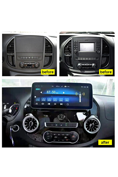 newfron MERCEDES VİTO Uyumlu  ANDROİD 6-64 MULTİMEDYA 12.3* PRO SERİ NEWFRON
