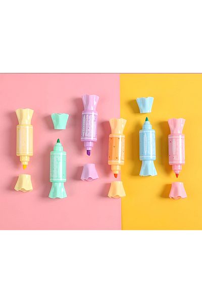 ÖZ OFİS CANDY PHOSPHORUS PEN SET OF 6