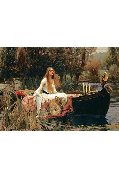 şazenur Art Puzzle 2000 Parça Shalott Leydisi,1888 John William Waterhouse Eseri 96x68 Cm
