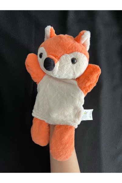 Rubi Tilki El Kuklası Peluş El Kukla Sevimli Tilki Peluş El Kukla Oyuncağı