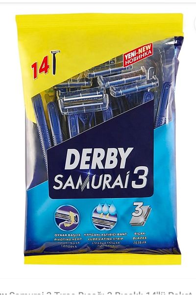 Derby 14 pieces of derby samurai with samurai 3 blades