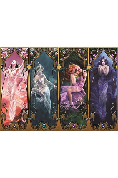 şazenur Art Puzzle Dört Cevher 2000 Parça Puzzle 96x68 cm