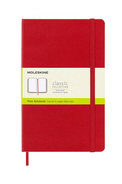 Moleskine Classic Collection Unlined 13x21cm 240 Sheets Hard Cover Notepad