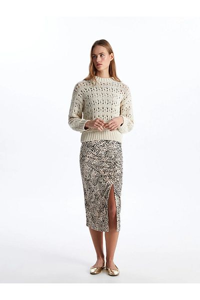 LC Waikiki LCW Vision Skinny Fit Women's Gathered Skirt