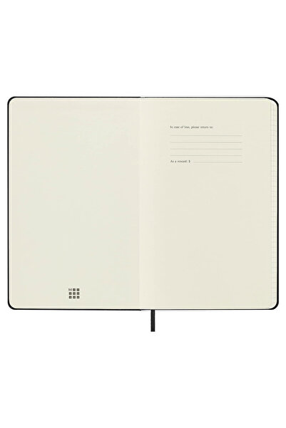 Moleskine Classic Collection Checked 13x21cm 240 Sheets Hard Cover Notepad