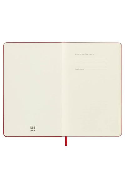 Moleskine Classic Collection Unlined 13x21cm 240 Sheets Hard Cover Notepad