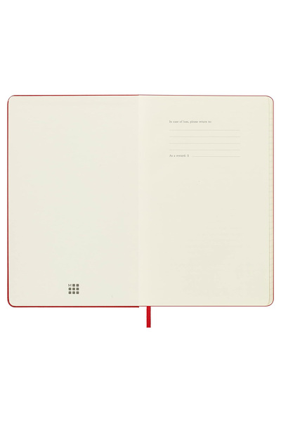 Moleskine Classic Lined 13x21cm 240 Sheets Hard Cover Notepad