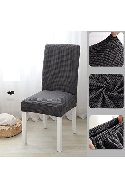 Bemrax Πλενόμενο κάλυμμα καρέκλας, Anthracite, Piti Square