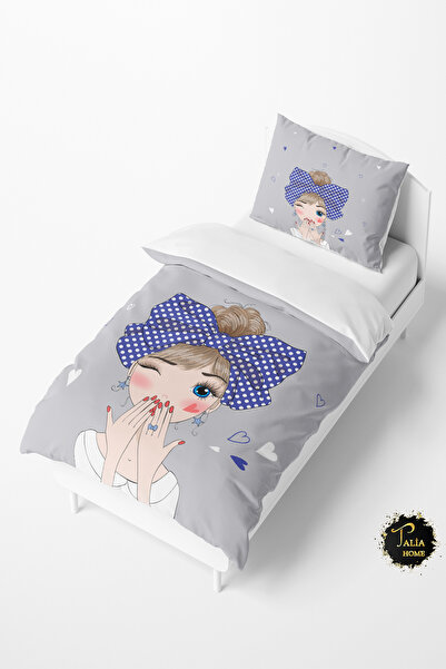 Talia Home طقم غطاء لحاف للفتيات والرضع TLAN-176