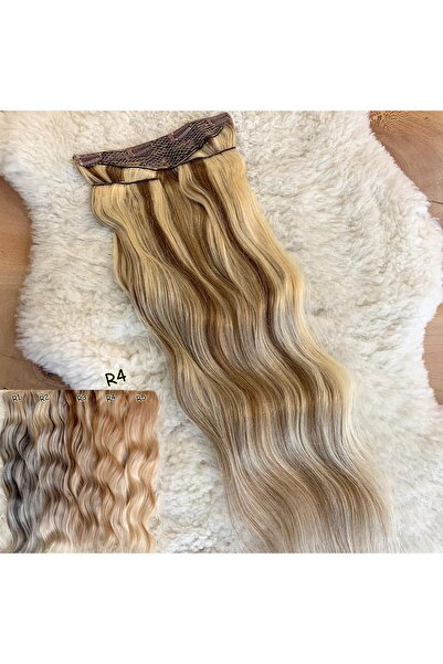 Suzan Peruk 3 Parça Gerçek Yarım Ay Çıt Çıt Saç 150gr