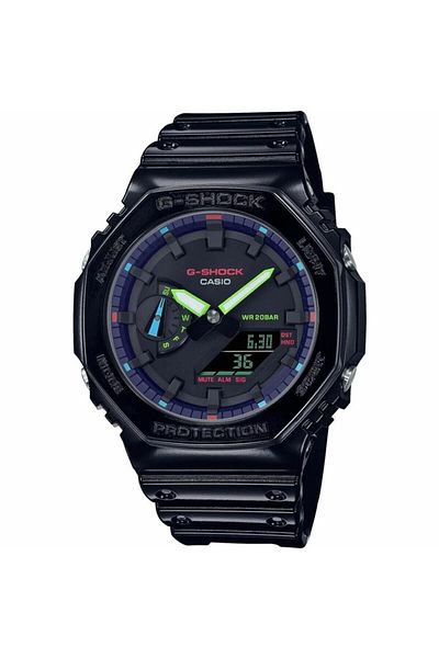 Casio ساعة يد رجالية G-shock Ga-2100rgb-1adr