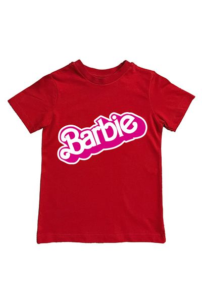 Barbie Children's Summer T-Shirt - Printed, Cotton Combed