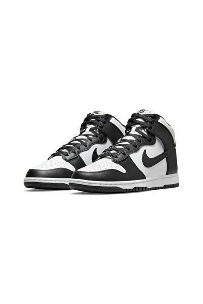 Nike Dunk High Retro Championship Panda Siyah Beyaz Sneaker