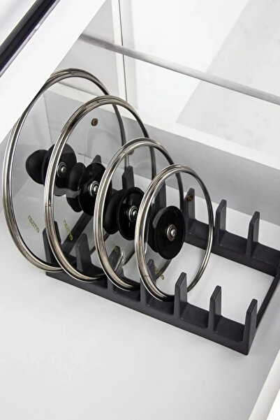 METROPOLAVM Çok Amaçlı Plastik Tabak Tava Tencere Kapağı Düzenleyici