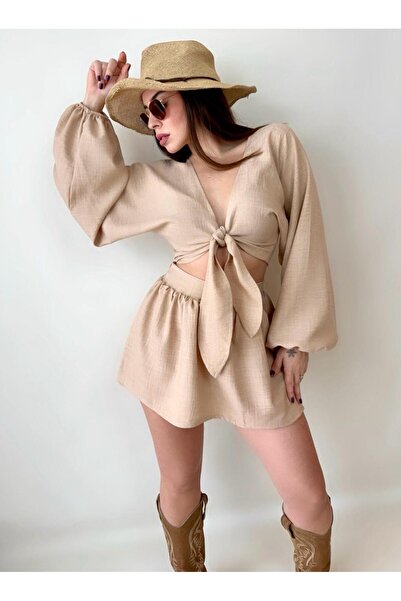 Butik MiMi FashionTR Şortetekli Crop Takım