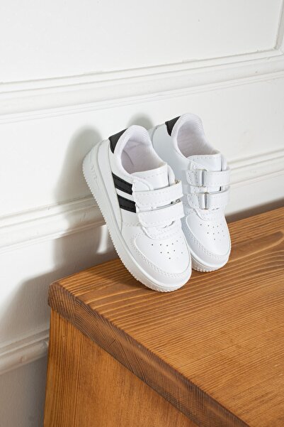 AlbiShoes Unisex chlapecká a dívčí školní dětská teniska – vzdušné tenisky na suchý zip (20-35)