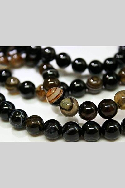 Yasamtohumu Ахат камък 8 мм/10 броя (4102)