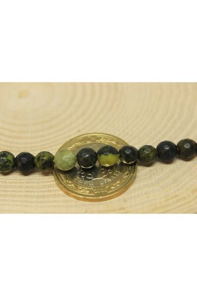 Yasamtohumu Peridot (zebercet) kamen tamne boje, faset kroj 6mm/5 komada (231...