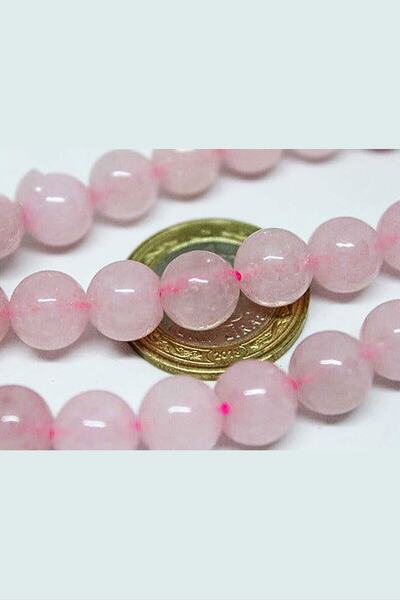 Yasamtohumu Piatra de cuarț roz 10 mm 4 buc