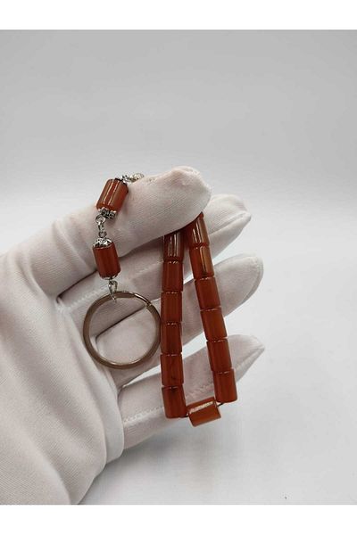 ALTUNTAŞ YELLOW CUT CUT CRIMPING AMBER KEY Chain