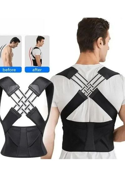 Fitsauna Adjustable Medical Upright Posture Back-Waist Corset Women-Men Anti-Hunchback Upright Posture