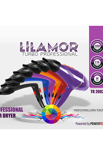 Lilamor مجفف شعر تيربو بروفيشنال 2500 واط Tr-1001