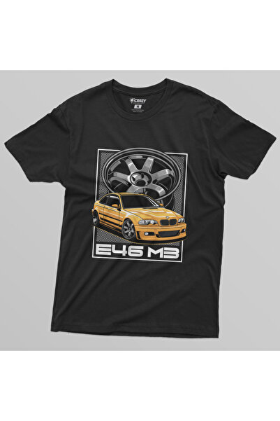 Crazy Ανδρικό T-Shirt Bmw E46 M3 Sport Car