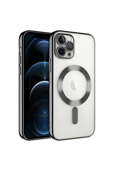 Rivor Apple iPhone 11 Pro Max Kılıf Kamera Korumalı Magsafe Wireless Şarj Şef...