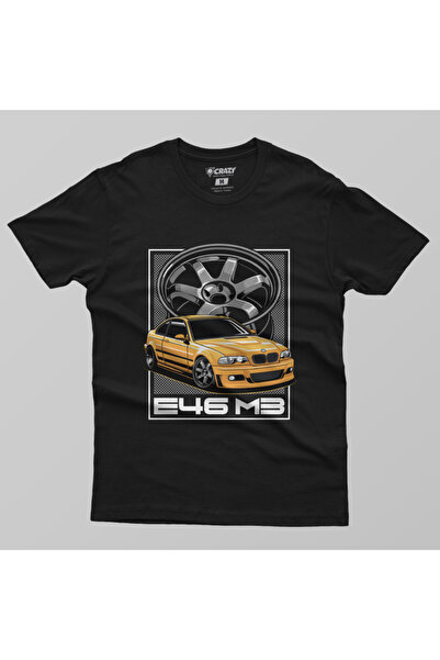 Crazy BMW E46 M3 Sport Car Чоловіча футболка