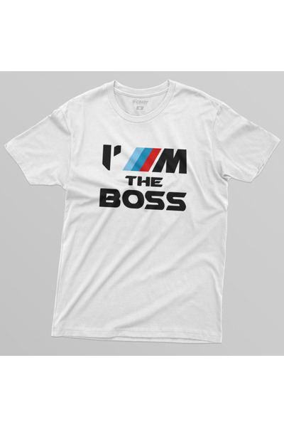 Crazy BMW I M The Boss Чоловічий футболка