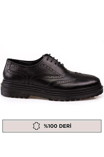 maximoda Pravá kůže, vzor Oxford, šité, vysoká podešev, pánské kožené boty