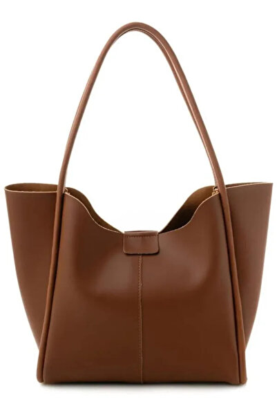 AsperaBag Geantă de mână și de umăr pentru femei de mărime mare, din piele ar...