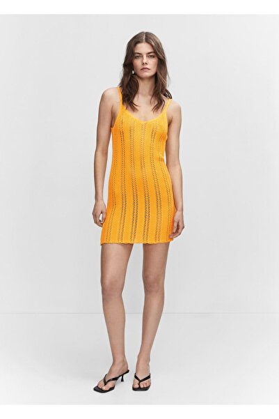 MANGO Woman Ajur Örgü Triko Kazak