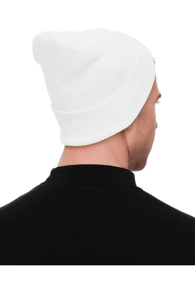 MinaCarin Beretă de bază unisex albă