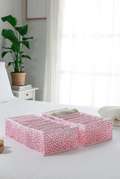 REKHOME Σετ 2 Φύλλων Πούδρα 7 Διαμερισμάτων Συρτάρι Ντουλάπας Ακορντεόν Πτυσσ...