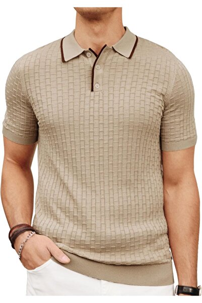 youknitwear you Тениска с поло яка Pastis