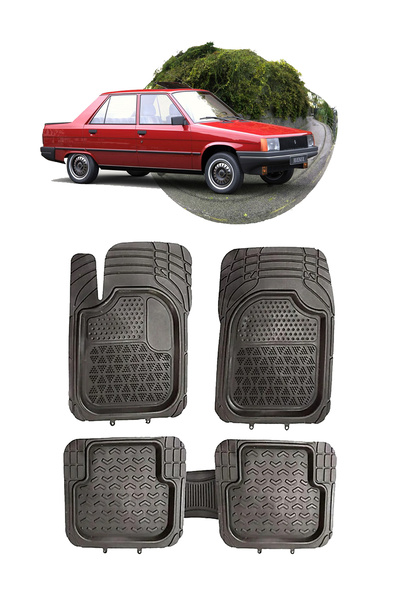 Sare Tuning Renault Brodway 1981-1989 Araca Uyumlu 3d Havuzlu Siyah Oto Paspa...