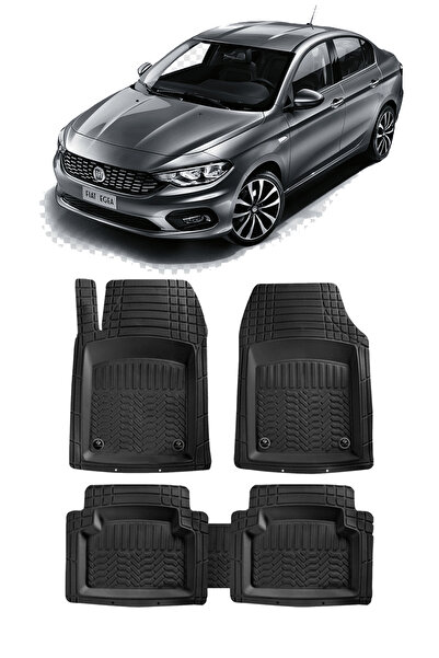 Sare Tuning Fiat Egea Araca Uyumlu Comfort 4d Derin Havuzlu Siyah Oto Paspas ...