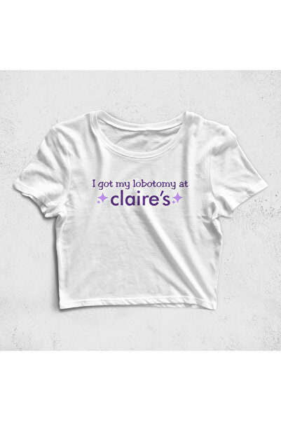 Built By Crazy Am Lobotomy At Claires Croptop Tricou