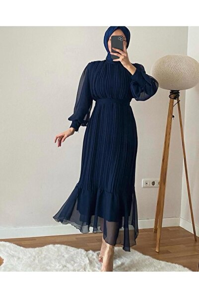 waw tesettür JanJanlı piliselli Elbise