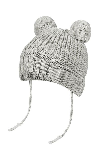 Little Jom Pompom Knitwear Baby Hat, Knitwear Baby Beanie (0-18 Months)